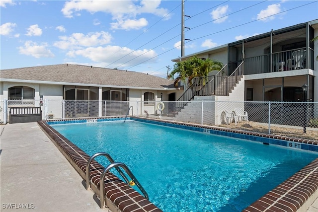 view of pool