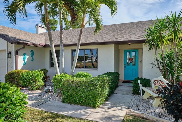 view of front of home