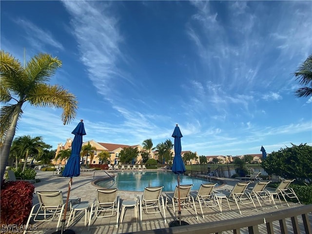 view of pool