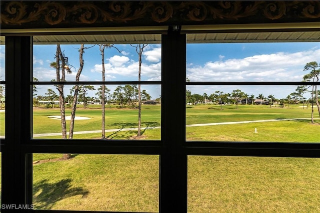 room details with golf course view