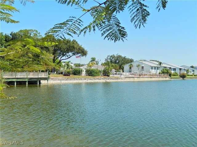 view of water feature