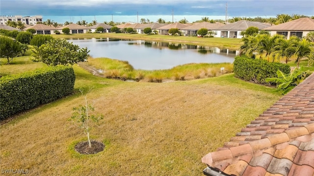 view of water feature