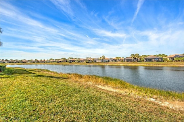 property view of water