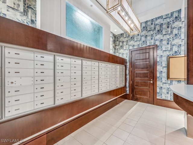 4931 Bonita Bay Blvd Unit 2103, Bonita Springs, FL 34134 - view of property's community with wallpapered walls and mail area