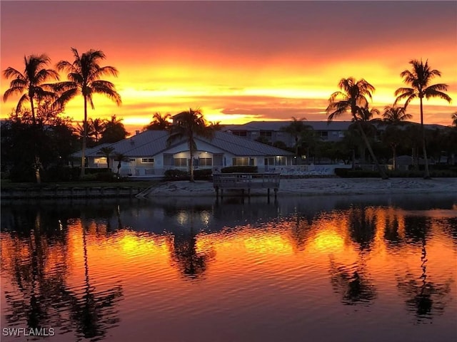 property view of water