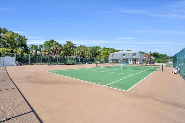 view of sport court featuring basketball court