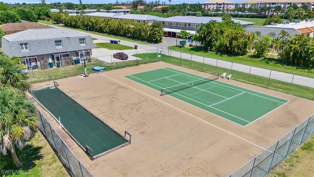 view of tennis court