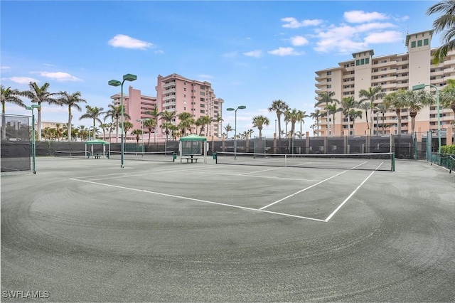 view of sport court