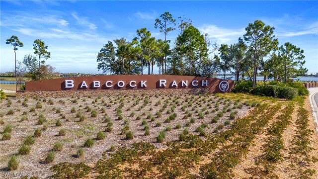 16672 Expedition Ct, Punta Gorda, FL 33982 - community / neighborhood sign with a water view