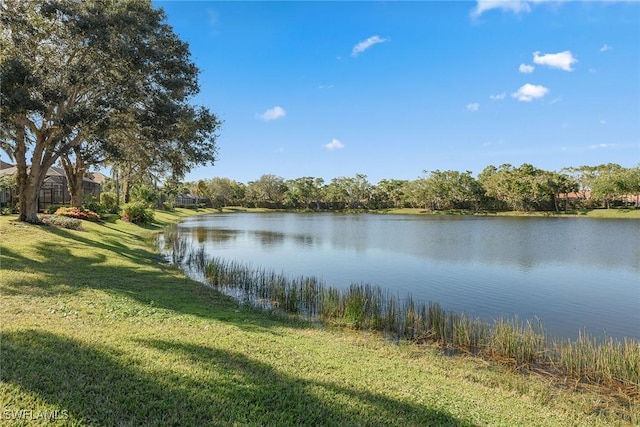 property view of water