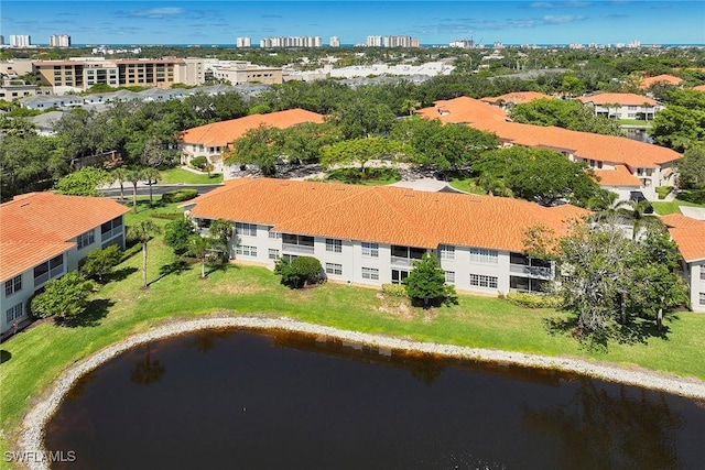 1033 Egrets Walk Cir Unit 203, Naples, FL 34108 - aerial view of a nearby body of water