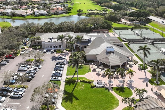 1033 Egrets Walk Cir Unit 203, Naples, FL 34108 - aerial view of a nearby body of water