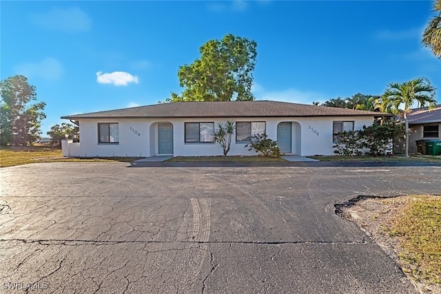 view of ranch-style house