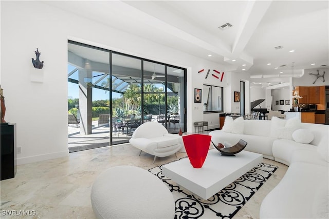 view of living room