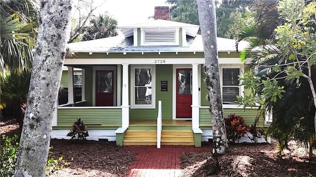 view of bungalow-style house