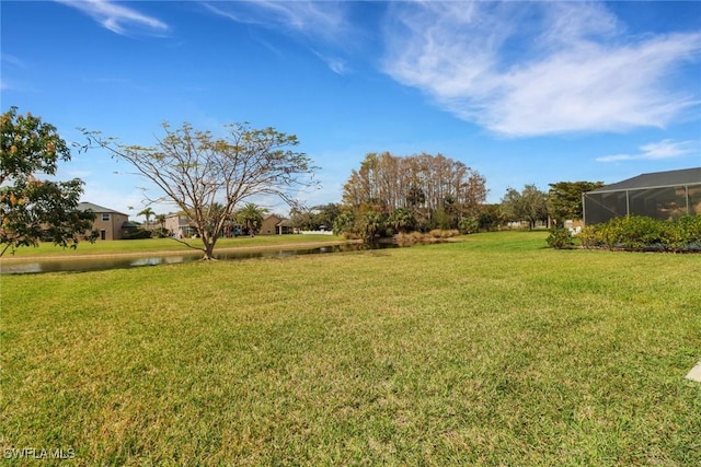 13380 Hampton Park Ct, Fort Myers, FL 33913 - view of grassy yard featuring a water view