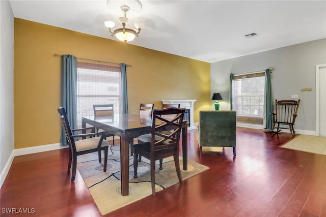 13380 Hampton Park Ct, Fort Myers, FL 33913 - dining area featuring wood finished floors and baseboards