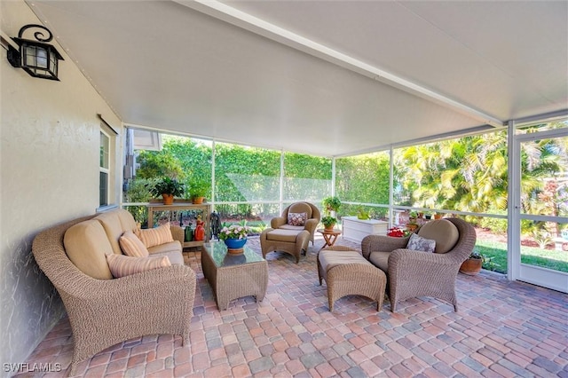 715 96th Ave N, Naples, FL 34108 - sunroom / solarium with an outdoor living space