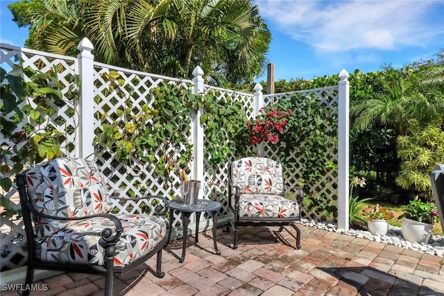 view of patio