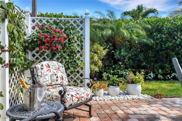 view of patio