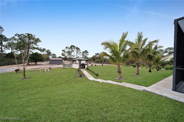 2330 6th Ave NE, Naples, FL 34120 - view of yard featuring a gazebo