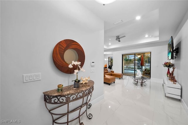 2330 6th Ave NE, Naples, FL 34120 - corridor featuring a raised ceiling