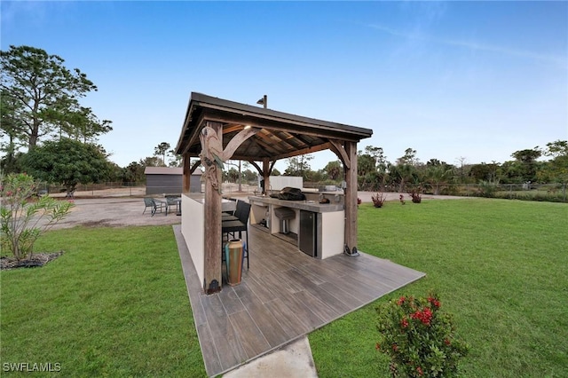2330 6th Ave NE, Naples, FL 34120 - exterior space with area for grilling and exterior bar