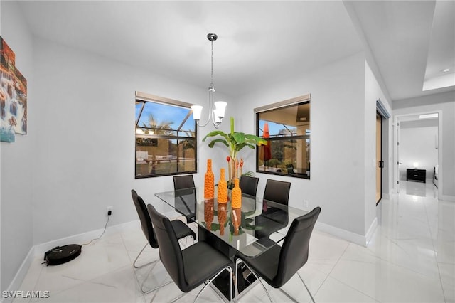 2330 6th Ave NE, Naples, FL 34120 - dining room with a notable chandelier