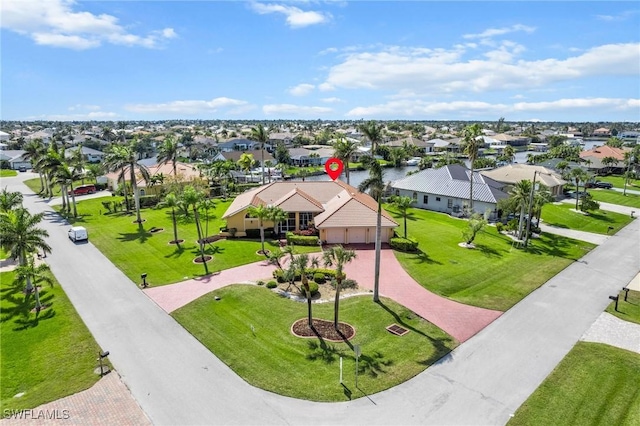 birds eye view of property featuring a residential view