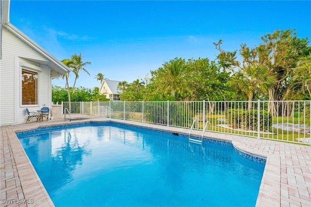 4090 W Gulf Dr, Sanibel, FL 33957 - view of swimming pool with a patio, fence, and a fenced in pool