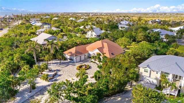 4090 W Gulf Dr, Sanibel, FL 33957 - drone / aerial view with a residential view