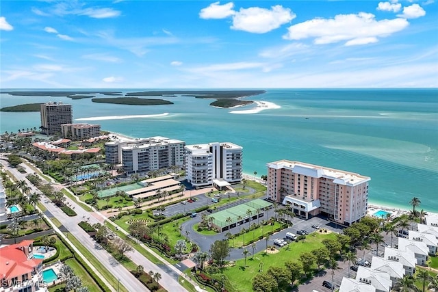 1020 S Collier Blvd Unit 203, Marco Island, FL 34145 - aerial view with a water view and a city view