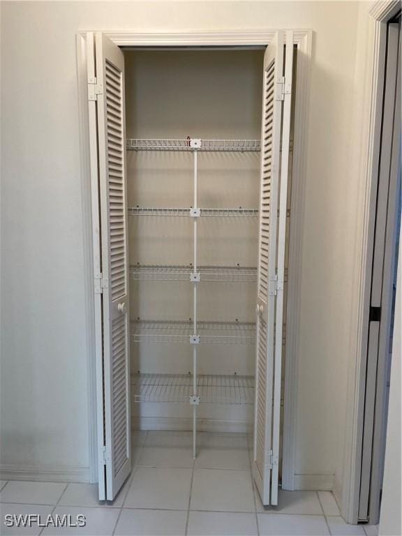 view of closet