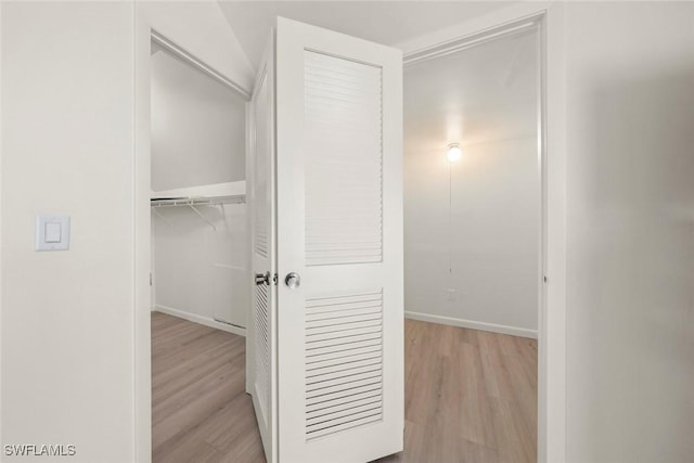 view of closet