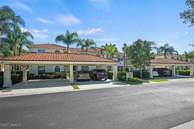 view of mediterranean / spanish-style home