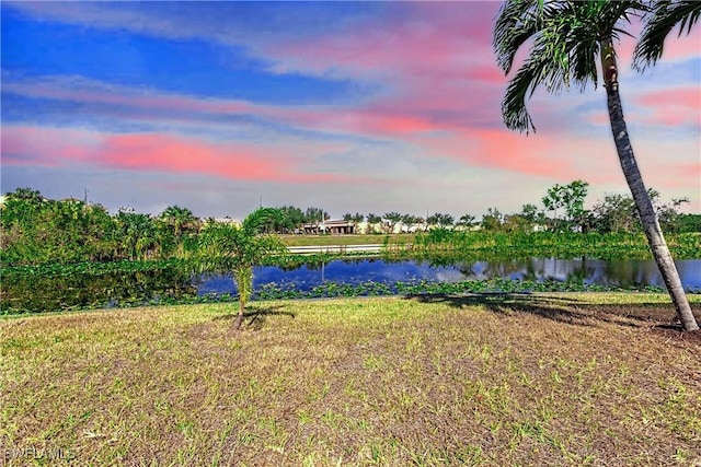 view of water feature