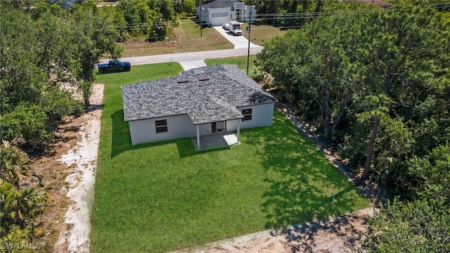 view from above of property
