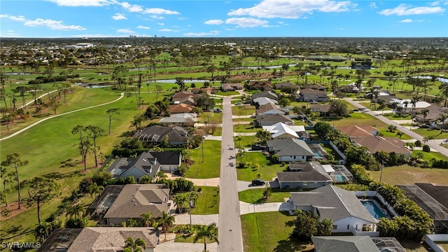 aerial view featuring a residential view