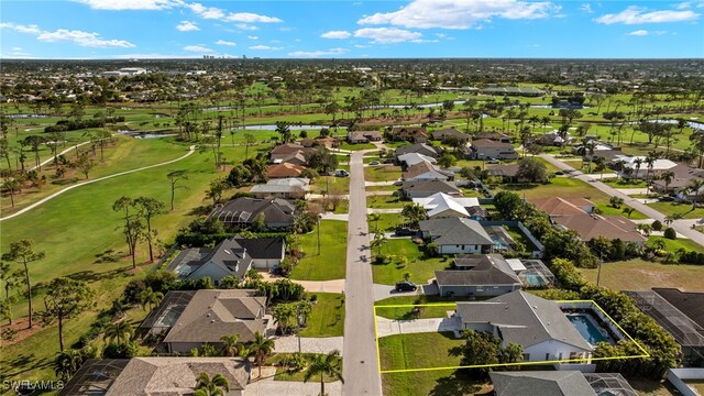 drone / aerial view featuring a residential view