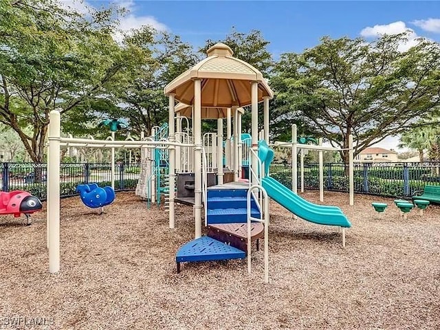 view of jungle gym