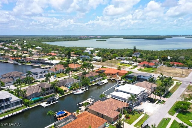 25 Covewood Ct, Marco Island, FL 34145 - aerial view of residential area featuring a nearby body of water