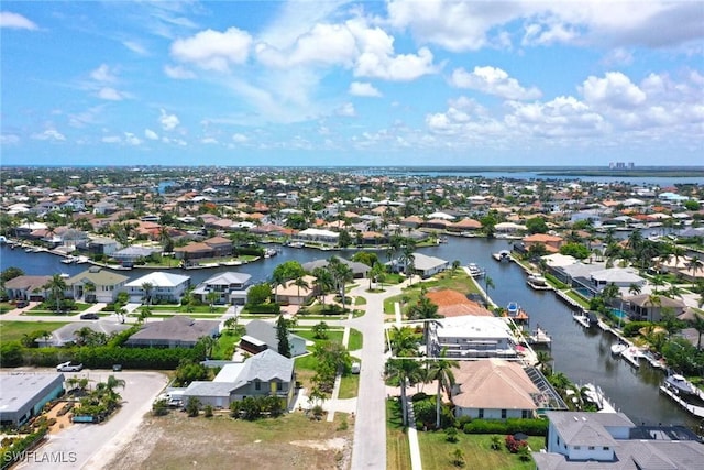 25 Covewood Ct, Marco Island, FL 34145 - aerial view of residential area with a large body of water