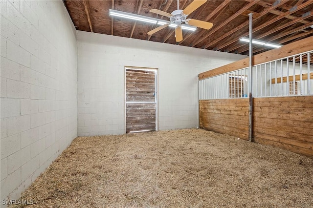 view of horse barn