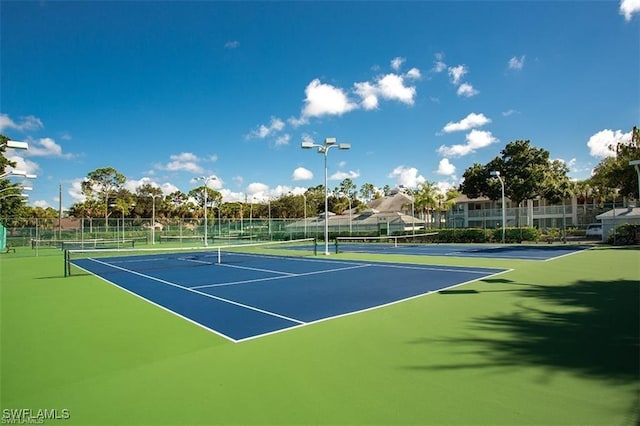 view of sport court