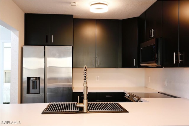 kitchen featuring appliances with stainless steel finishes