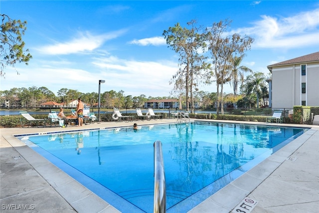 view of pool