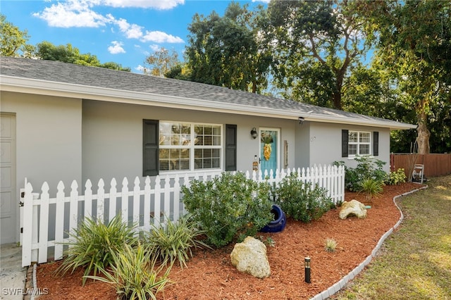 view of ranch-style house