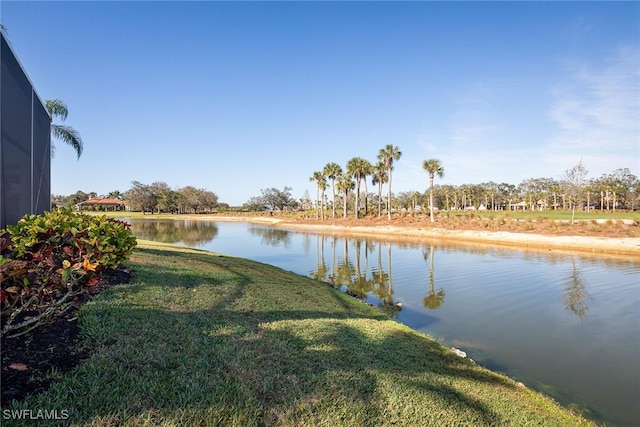 property view of water