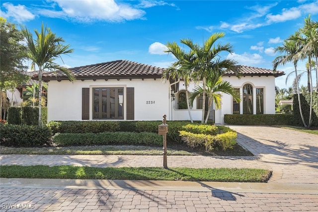 view of mediterranean / spanish home