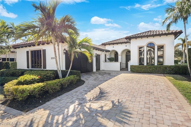 view of mediterranean / spanish house